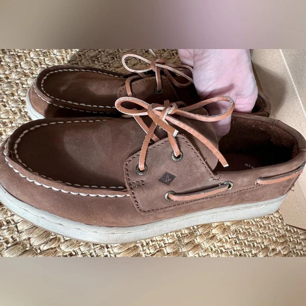 Boys Sperry Cup 2 Boat Shoe size 4 - Picture 4 of 9